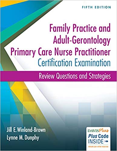 دانلود کتاب  Family Practice and Adult-Gerontology Primary Care Nurse Practitioner Certification Examination: Review Questions and Strategies 5th Edition